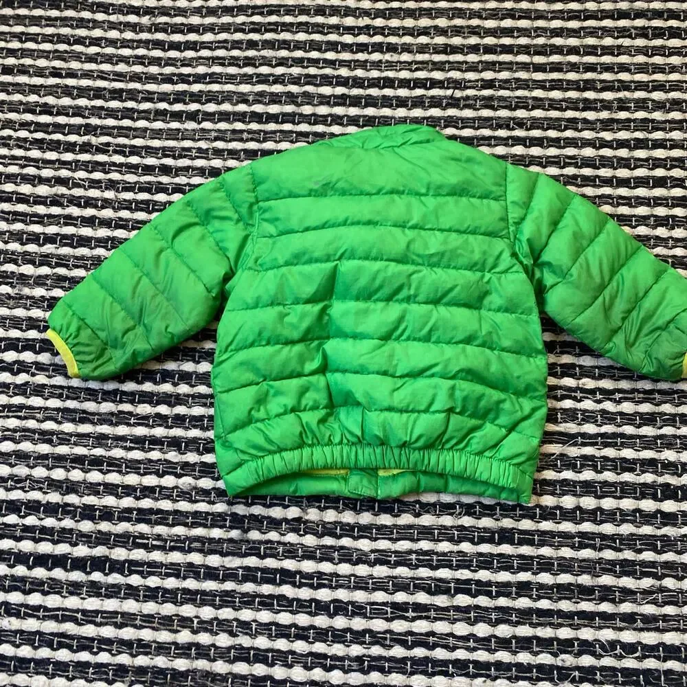 🌿Patagonia Nano Puff Baby Green Neon Full Zip Jacket 6M